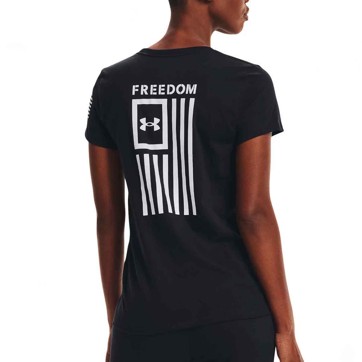 Under Armour Women's Freedom Flag Short Sleeve Casual Shirt Under Armour Women's Freedom Flag Short Sleeve Casual Shirt