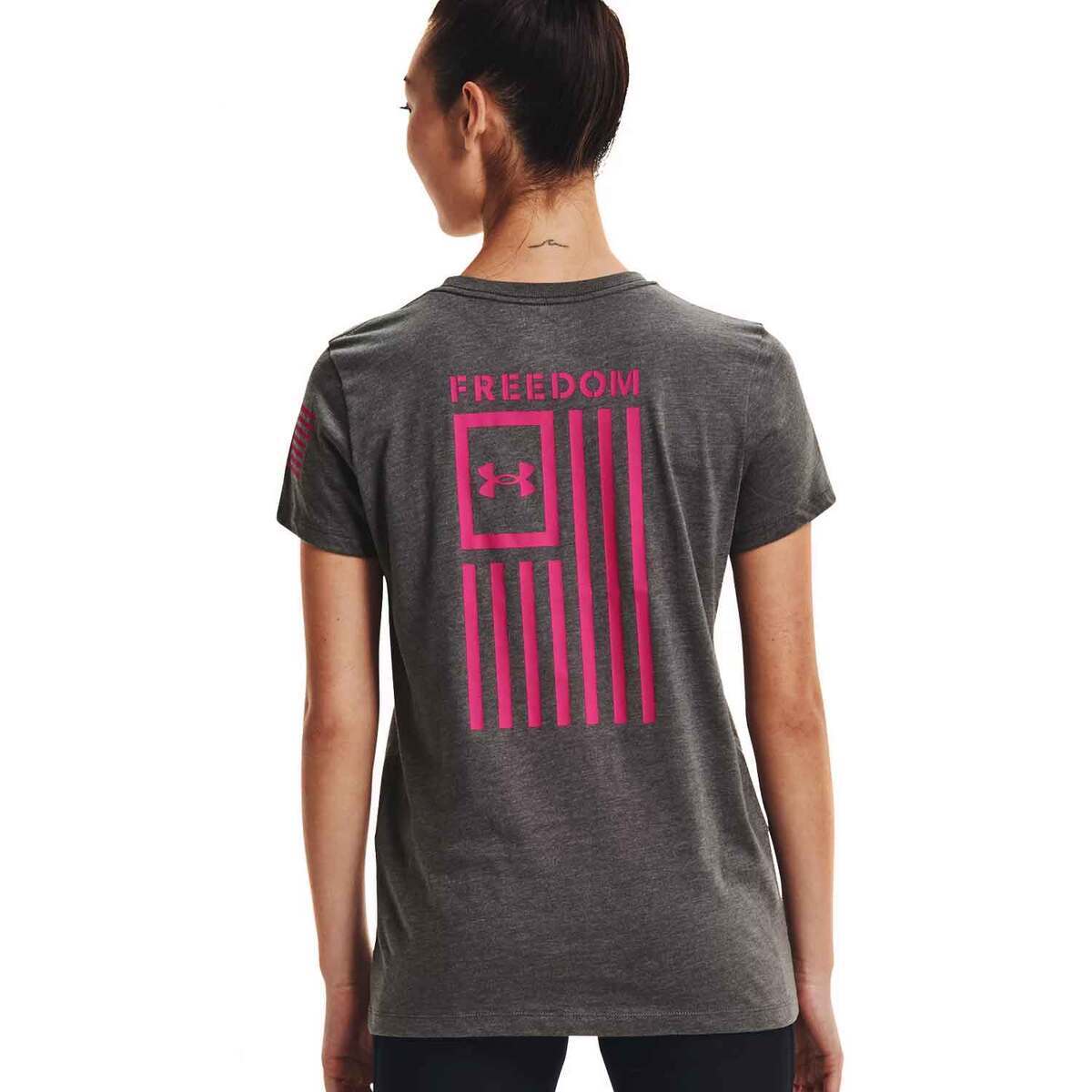 Under Armour Women's Freedom Flag Short Sleeve Casual Shirt Under Armour Women's Freedom Flag Short Sleeve Casual Shirt