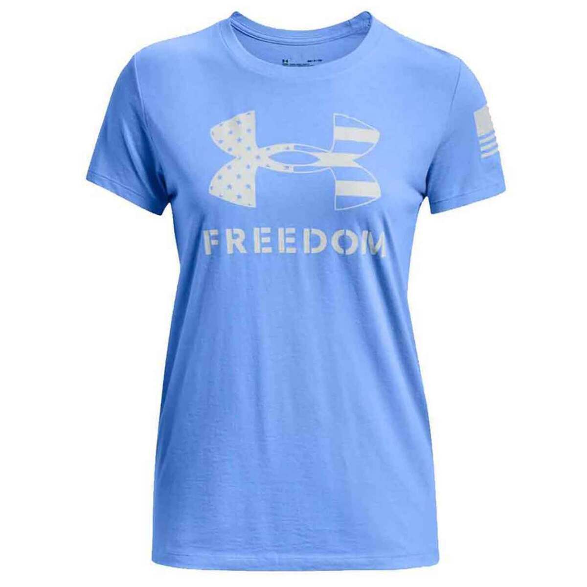 Under Armour Women's Freedom Logo Short Sleeve Casual Shirt Under Armour Women's Freedom Logo Short Sleeve Casual Shirt