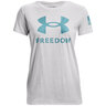 Under Armour Women's Freedom Logo Short Sleeve Casual Shirt