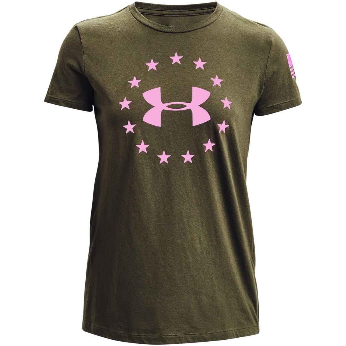 Under Armour Women's Freedom Logo Short Sleeve Shirt Under Armour Women's Freedom Logo Short Sleeve Shirt