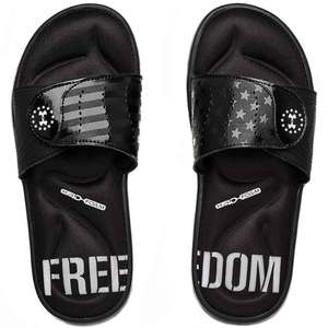 Under Armour Women's Ignite Freedom Slide Open Toe Sandals - Black - Size 6