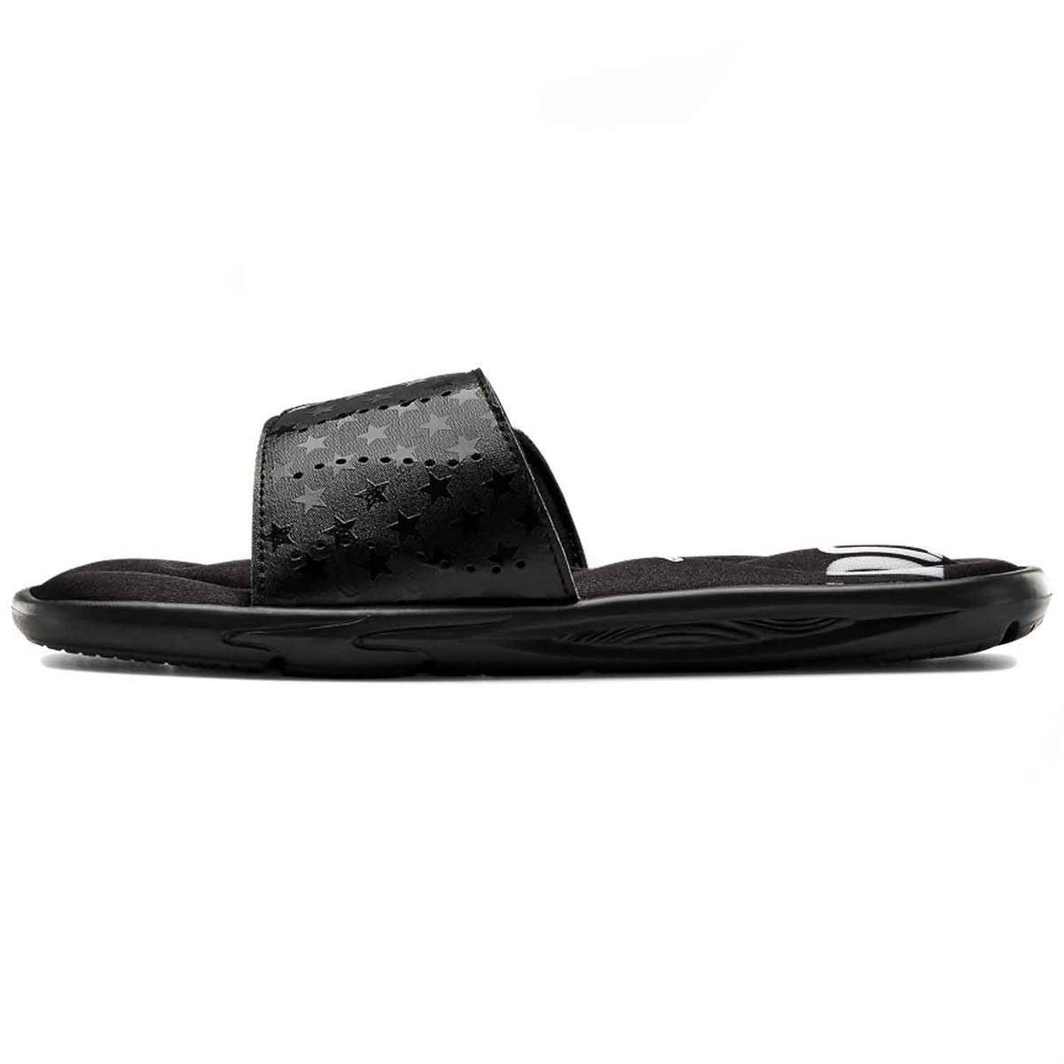 Under Armour Women's Ignite Freedom Slide Open Toe Sandals - Black - Size 6 - Black 6 Under Armour Women's Ignite Freedom Slide Open Toe Sandals - Black - Size 6 - Black 6