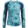 Under Armour Women's Iso-Chill Shore Break Print Long Sleeve Casual Shirt - Deep Sea - XXL - Deep Sea XXL