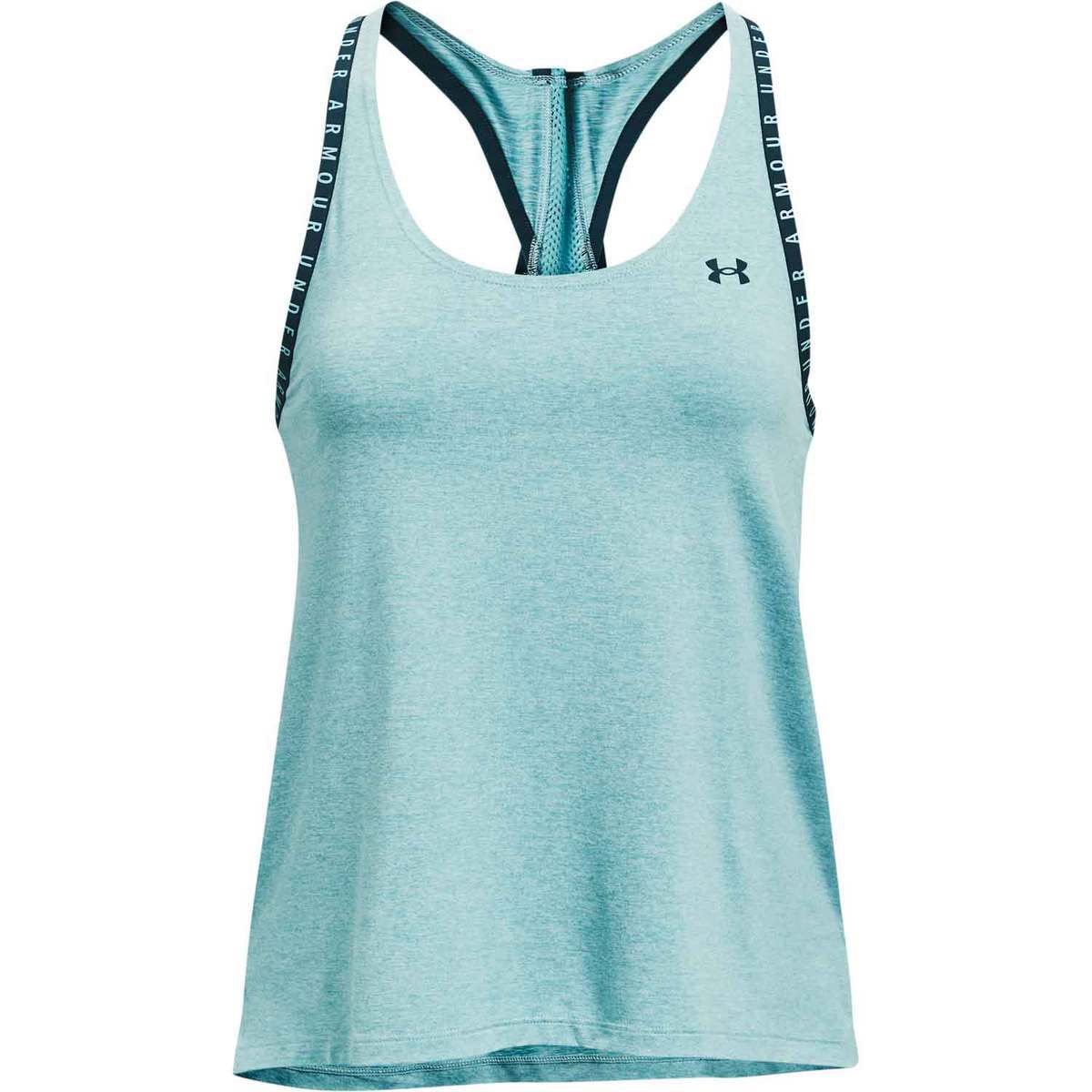 Under Armour Women's Knockout Mesh Back Tank Top - Cosmos Light Heather - S - Cosmos Light Heather S Under Armour Women's Knockout Mesh Back Tank Top - Cosmos Light Heather - S - Cosmos Light Heather S