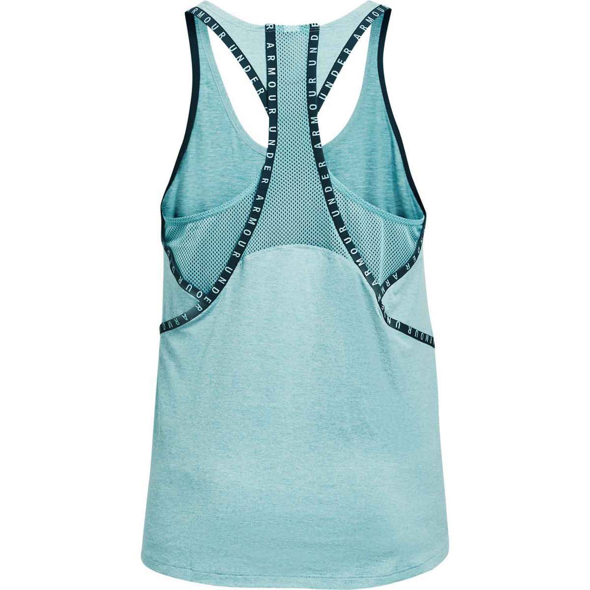 Under Armour Women's Knockout Mesh Back Tank Top - Cosmos Light Heather - S - Cosmos Light Heather S Under Armour Women's Knockout Mesh Back Tank Top - Cosmos Light Heather - S - Cosmos Light Heather S