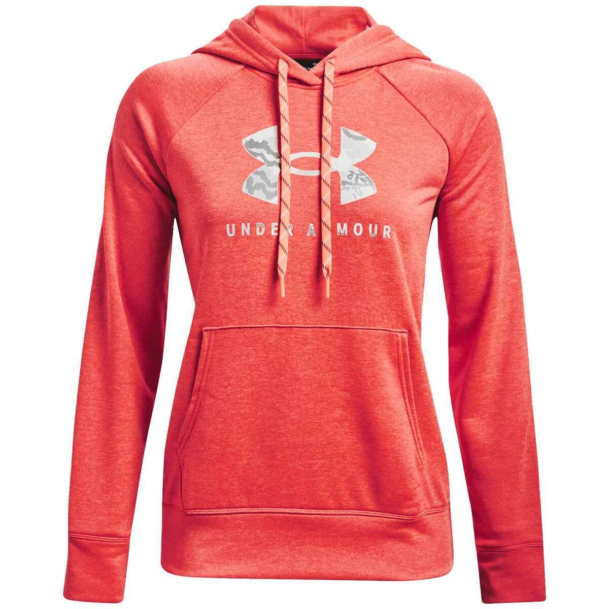 Under Armour Women's Shoreline Terry Casual Hoodie - Electric Tangerine ...