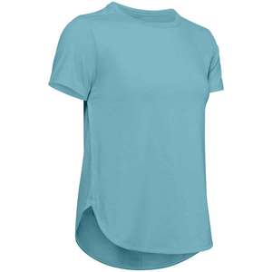 Under Armour Women's Sport Crossback Short Sleeve Shirt - Blue Haze - S