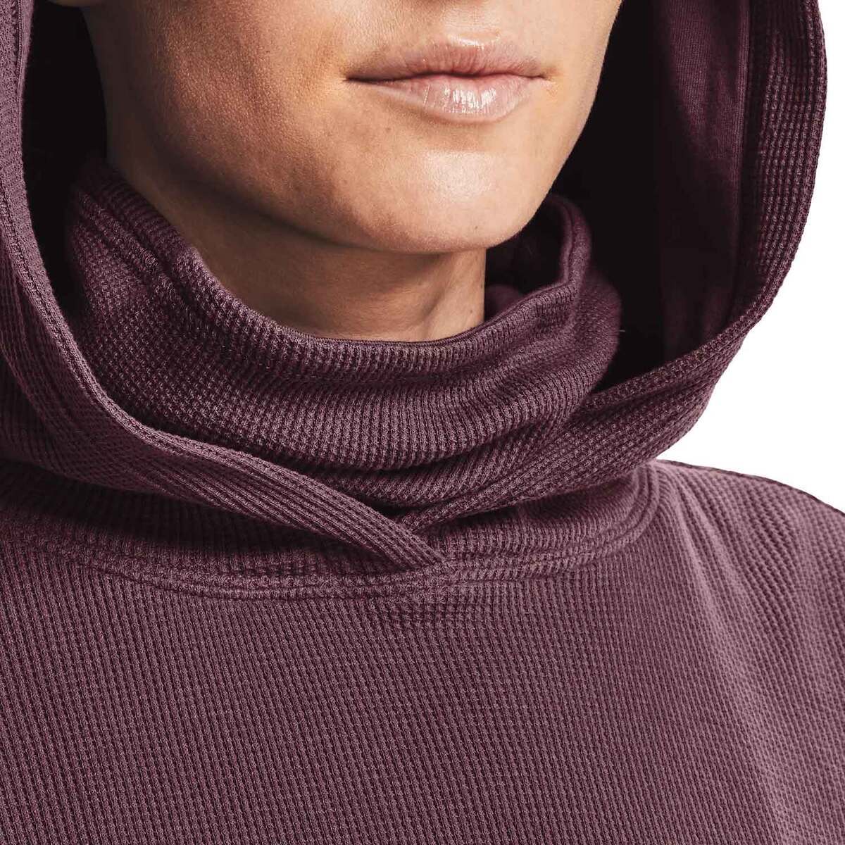 Under Armour Women's Waffle Funnel Casual Hoodie Under Armour Women's Waffle Funnel Casual Hoodie