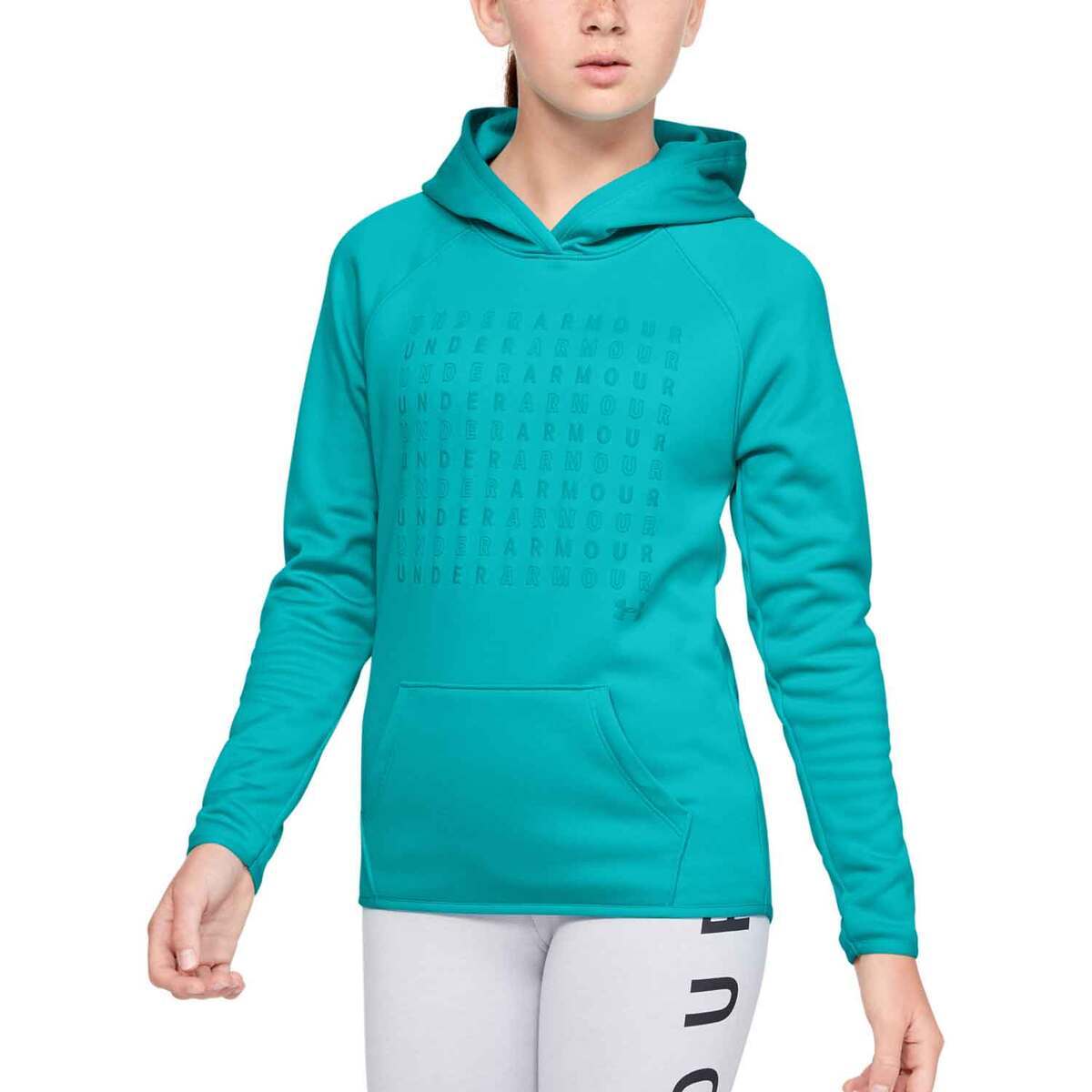 Under Armour Youth Fleece Branded Hoodie Under Armour Youth Fleece Branded Hoodie