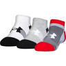 Under Armour Youth Next Statement No Show Socks 3-Pack - Gray L