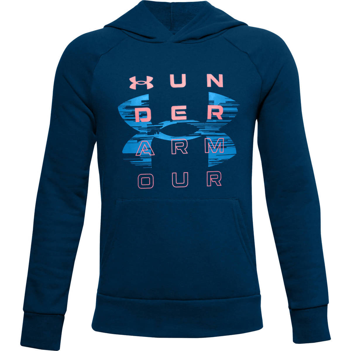 Under Armour Youth Rival Fleece Casual Hoodie - Blue - M - Blue M Under Armour Youth Rival Fleece Casual Hoodie - Blue - M - Blue M