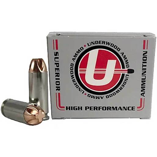 Underwood Ammo Xtreme Defender Platinum Edition 10mm Auto 140gr Solid Monolithic Handgun Ammo Ammo - 20 Rounds 20 Rounds Ammo