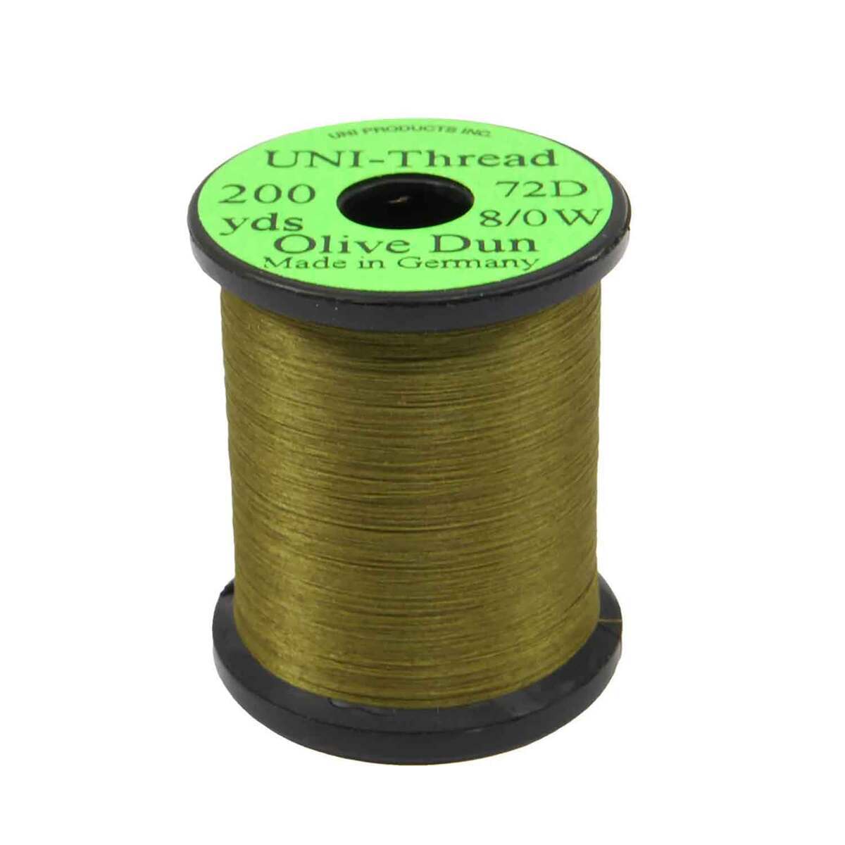 UNI 72 Denier UNI-Thread Fly Tying Thread - Olive Dun, 72D, 200yds - Olive Dun 72 Denier UNI 72 Denier UNI-Thread Fly Tying Thread - Olive Dun, 72D, 200yds - Olive Dun 72 Denier