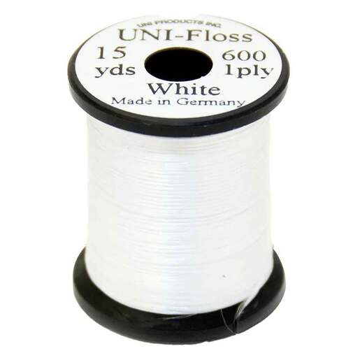 Uni Products Uni-Floss Fly Tying Thread - Black 600 Denier