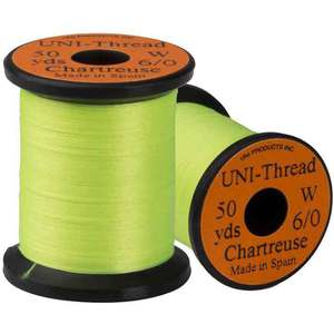 UNI Thread 6/0 Thread - Fire Orange, 50yds