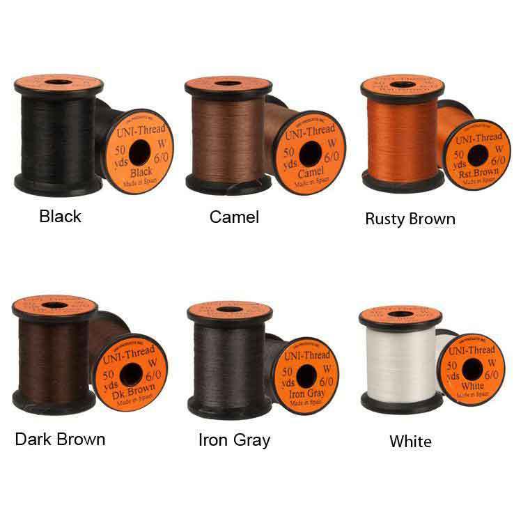 UNI Thread 6/0 Thread - 50yds UNI Thread 6/0 Thread - 50yds