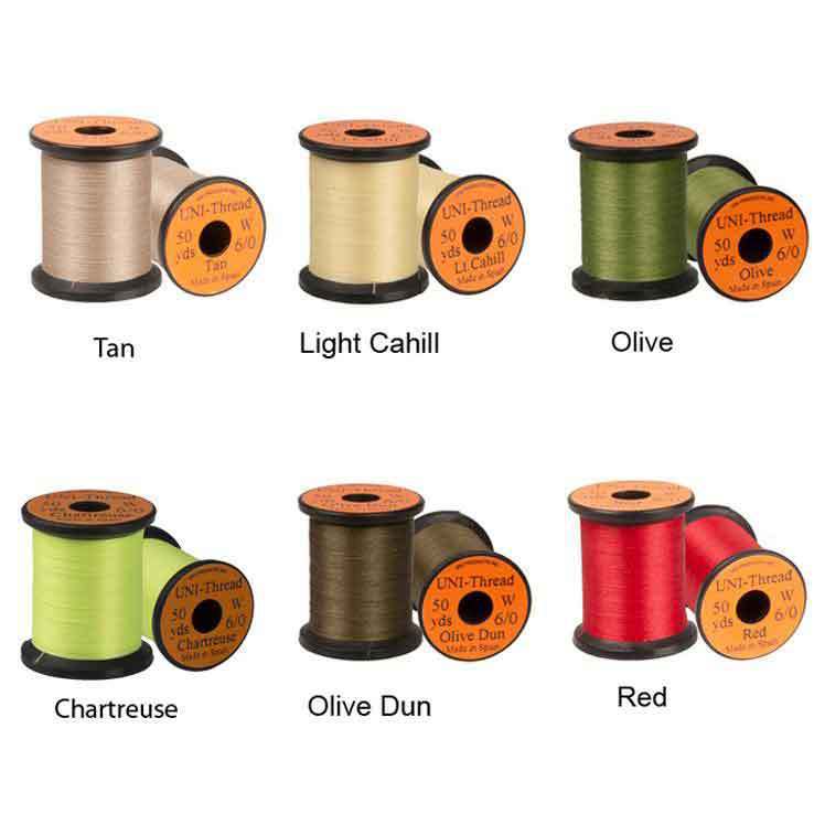 UNI Thread 6/0 Thread - 50yds UNI Thread 6/0 Thread - 50yds