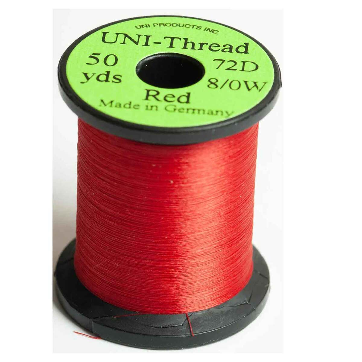 UNI-Thread Fly Tying Thread - Red, 8/0, 50yds | Sportsman's Warehouse