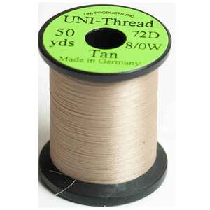 UNI-Thread Fly Tying Thread - Tan, 8/0, 50yds