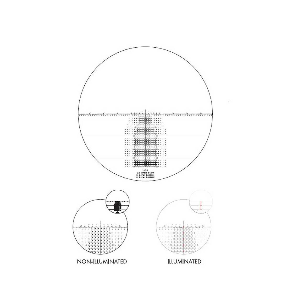 U.S. Optics FDN 25x 5-25x52mm Rifle Scope - H59 - Black U.S. Optics FDN 25x 5-25x52mm Rifle Scope - H59 - Black