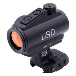 U.S. Optics TSR-1X 1x Red Dot w/ QD Mount - 5 MOA Dot