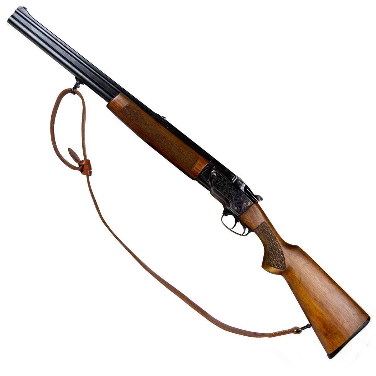 CZ BRNO ZH-305 Over Under Rifle - 5.6x52mm R (22 Savage High-Power)/12 Gauge - 23.5in - Used - Brown CZ BRNO ZH-305 Over Under Rifle - 5.6x52mm R (22 Savage High-Power)/12 Gauge - 23.5in - Used - Brown