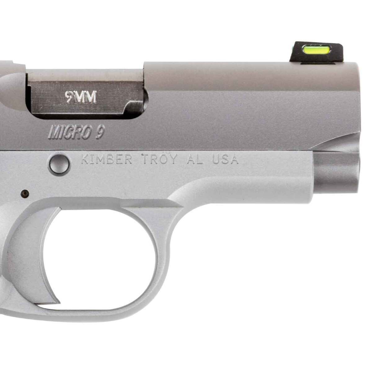 Kimber Micro 9 9mm Luger 3in Stainless Pistol - 8+1 Rounds - Used Kimber Micro 9 9mm Luger 3in Stainless Pistol - 8+1 Rounds - Used