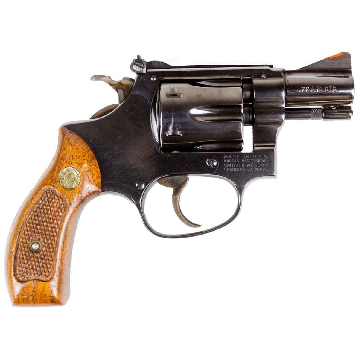 Smith & Wesson 34-1 22 Long Rifle 1.8in Blue Revolver - 6 Rounds - Used Smith & Wesson 34-1 22 Long Rifle 1.8in Blue Revolver - 6 Rounds - Used