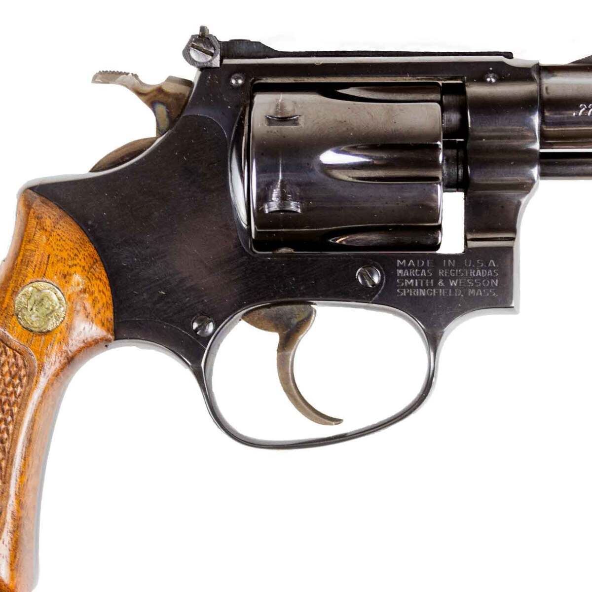 Smith & Wesson 34-1 22 Long Rifle 1.8in Blue Revolver - 6 Rounds - Used Smith & Wesson 34-1 22 Long Rifle 1.8in Blue Revolver - 6 Rounds - Used