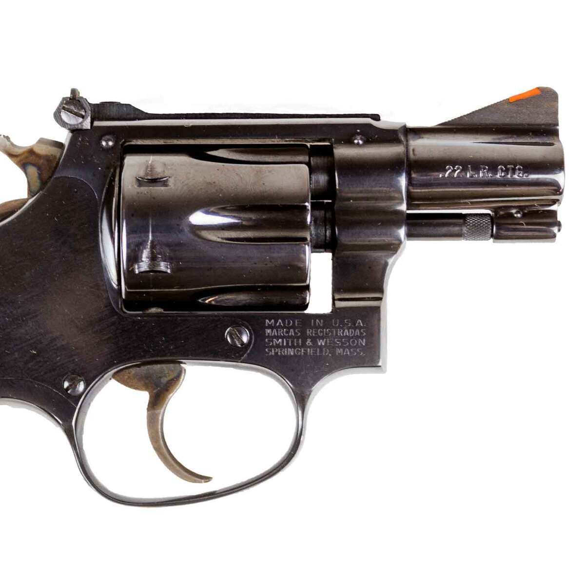 Smith & Wesson 34-1 22 Long Rifle 1.8in Blue Revolver - 6 Rounds - Used Smith & Wesson 34-1 22 Long Rifle 1.8in Blue Revolver - 6 Rounds - Used