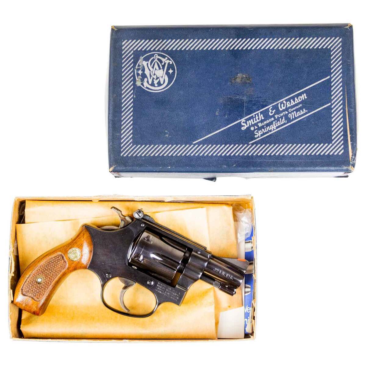 Smith & Wesson 34-1 22 Long Rifle 1.8in Blue Revolver - 6 Rounds - Used Smith & Wesson 34-1 22 Long Rifle 1.8in Blue Revolver - 6 Rounds - Used