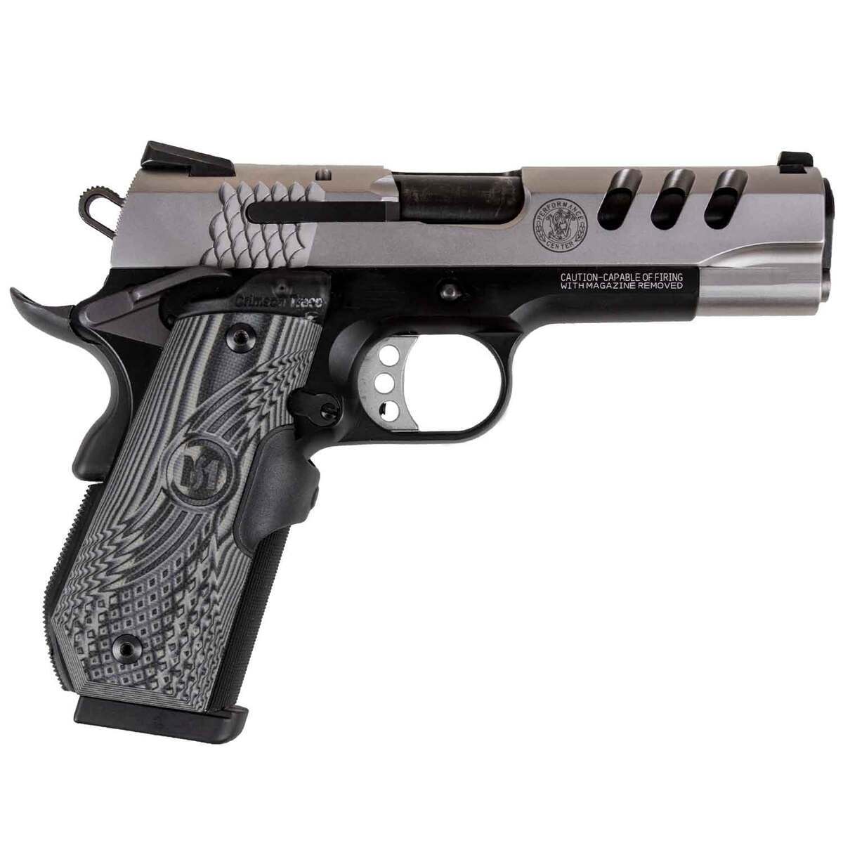 Smith & Wesson PC1911 45 Auto (ACP) 4in Stainless Pistol - 8+1 Rounds - Used Smith & Wesson PC1911 45 Auto (ACP) 4in Stainless Pistol - 8+1 Rounds - Used