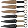 USMC Throwing Academy 5.5 inch Throwing Knife Set - Black/Tan