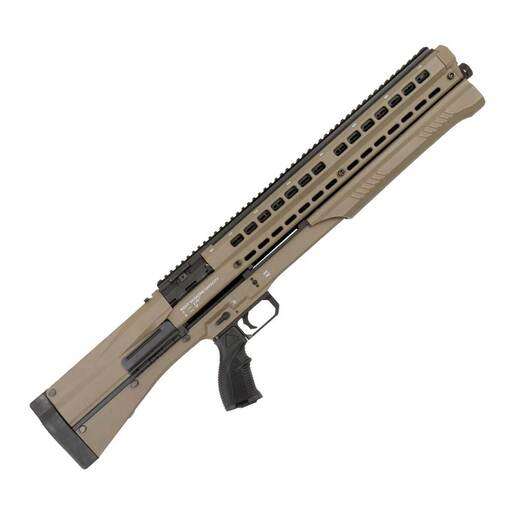 UTAS Defense UTS-15 12 Gauge 3in Flat Dark Earth Cerakote Pump Action Shotgun – 19.5in – Brown