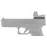 UTG Super Slim RDM20 Glock Handgun Rear Dovetail Sight Mounting Plate - Black