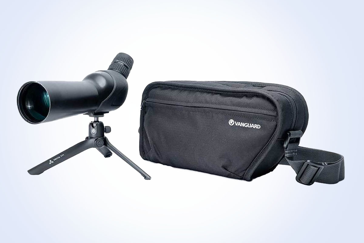 Vanguard Vesta 350A 12-45x50 Spotting Scope Kit - Angled