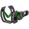 Vapor Trail Limb Driver Pro-V Full Containment Archery Rest - Black and Green - Right Hand - Black