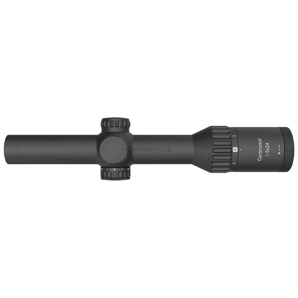 Vector Optics Continental x6 1-6x 24mm Rifle Scope - Etched glass German #4 - Black Vector Optics Continental x6 1-6x 24mm Rifle Scope - Etched glass German #4 - Black