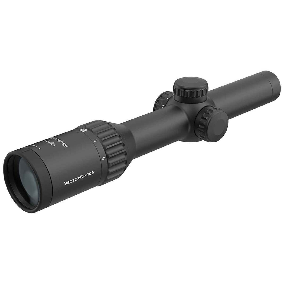 Vector Optics Continental x6 1-6x 24mm Rifle Scope - Etched glass German #4 - Black Vector Optics Continental x6 1-6x 24mm Rifle Scope - Etched glass German #4 - Black