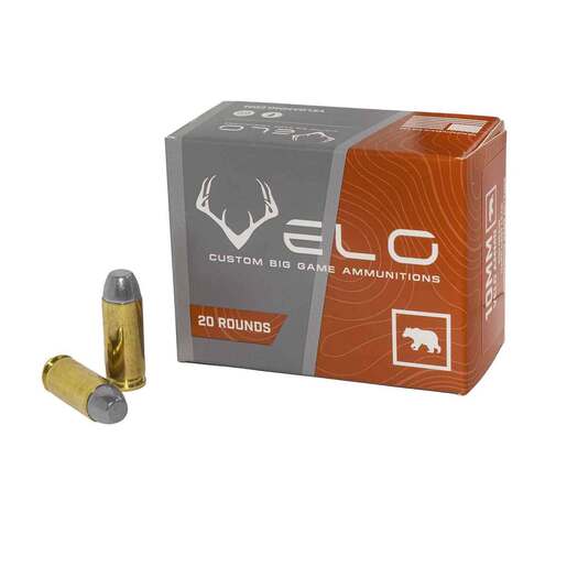 Velo 10mm Auto 200gr Hardcast Handgun Ammo Ammo - 20 Rounds 20 Rounds Ammo