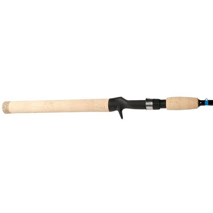 Velocity Fishing International Elite Blue Glass Trolling Rod - 7ft 9in, Ultra Light Power, Moderate Slow Action, 2pc - Blue Velocity Fishing International Elite Blue Glass Trolling Rod - 7ft 9in, Ultra Light Power, Moderate Slow Action, 2pc - Blue
