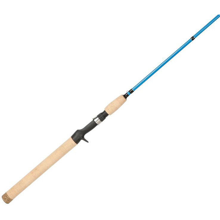 Velocity Fishing International Elite Blue Glass Trolling Rod - 7ft 9in, Ultra Light Power, Moderate Slow Action, 2pc - Blue Velocity Fishing International Elite Blue Glass Trolling Rod - 7ft 9in, Ultra Light Power, Moderate Slow Action, 2pc - Blue