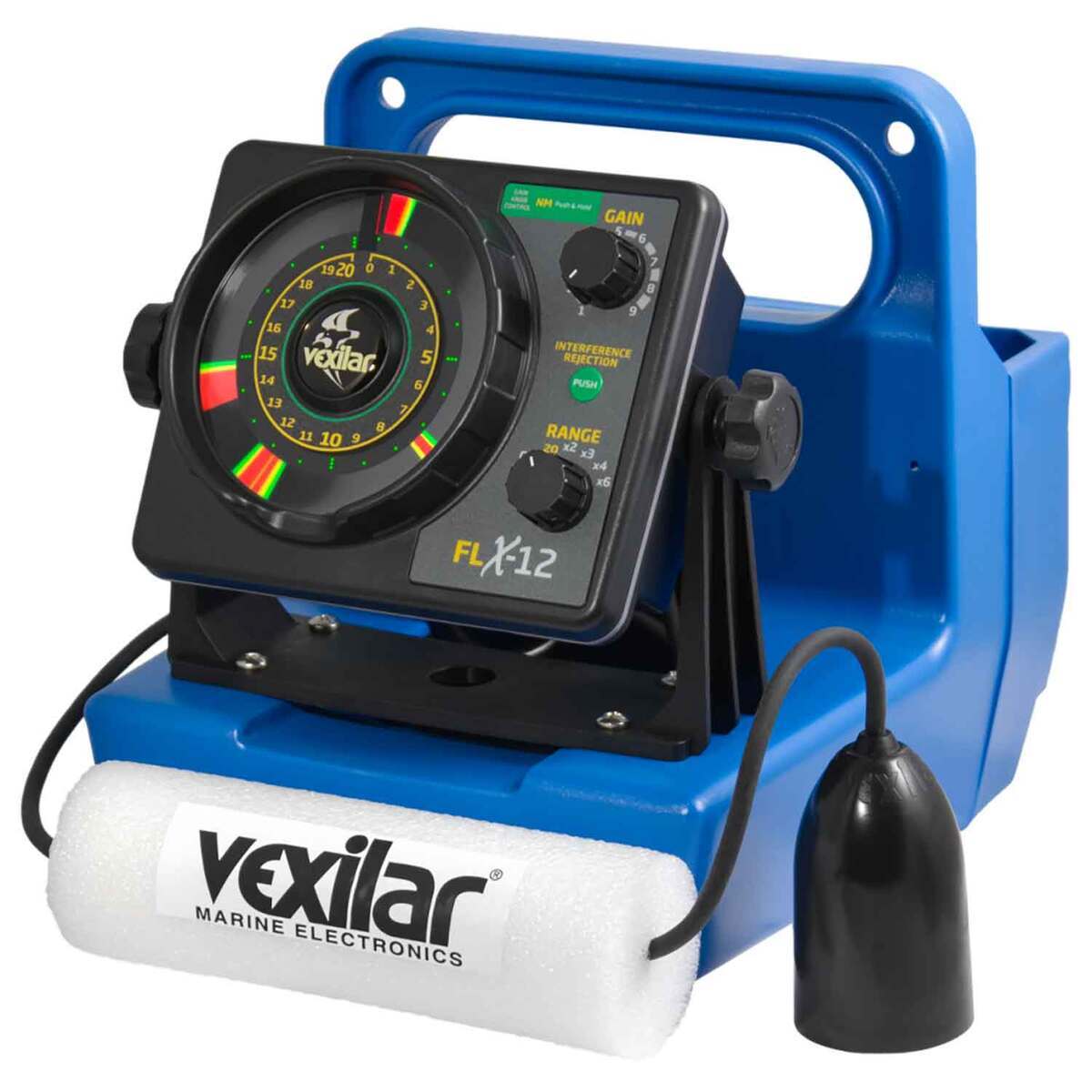 Vexilar Sticker Vexilar Genz Pack FLX12 w/ 12 Degree Ice Ducer Flasher | Sportsman's ...