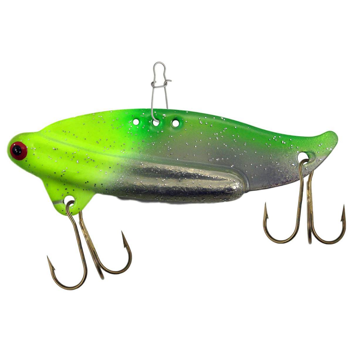Vib-E Blade Bait - Silver Clown, 1/2oz, 2-1/2in - Silver Clown Vib-E Blade Bait - Silver Clown, 1/2oz, 2-1/2in - Silver Clown