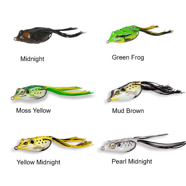 Vicious Fishing Frog - Midnight, 3in - Midnight Vicious Fishing Frog - Midnight, 3in - Midnight