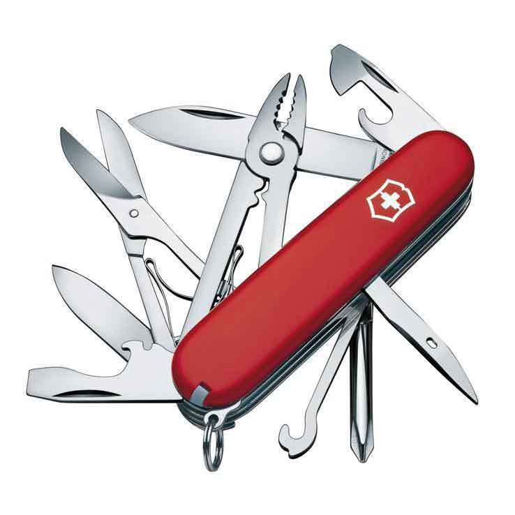 Victorinox Deluxe Tinker Multi-Tool - Red - Red Victorinox Deluxe Tinker Multi-Tool - Red - Red
