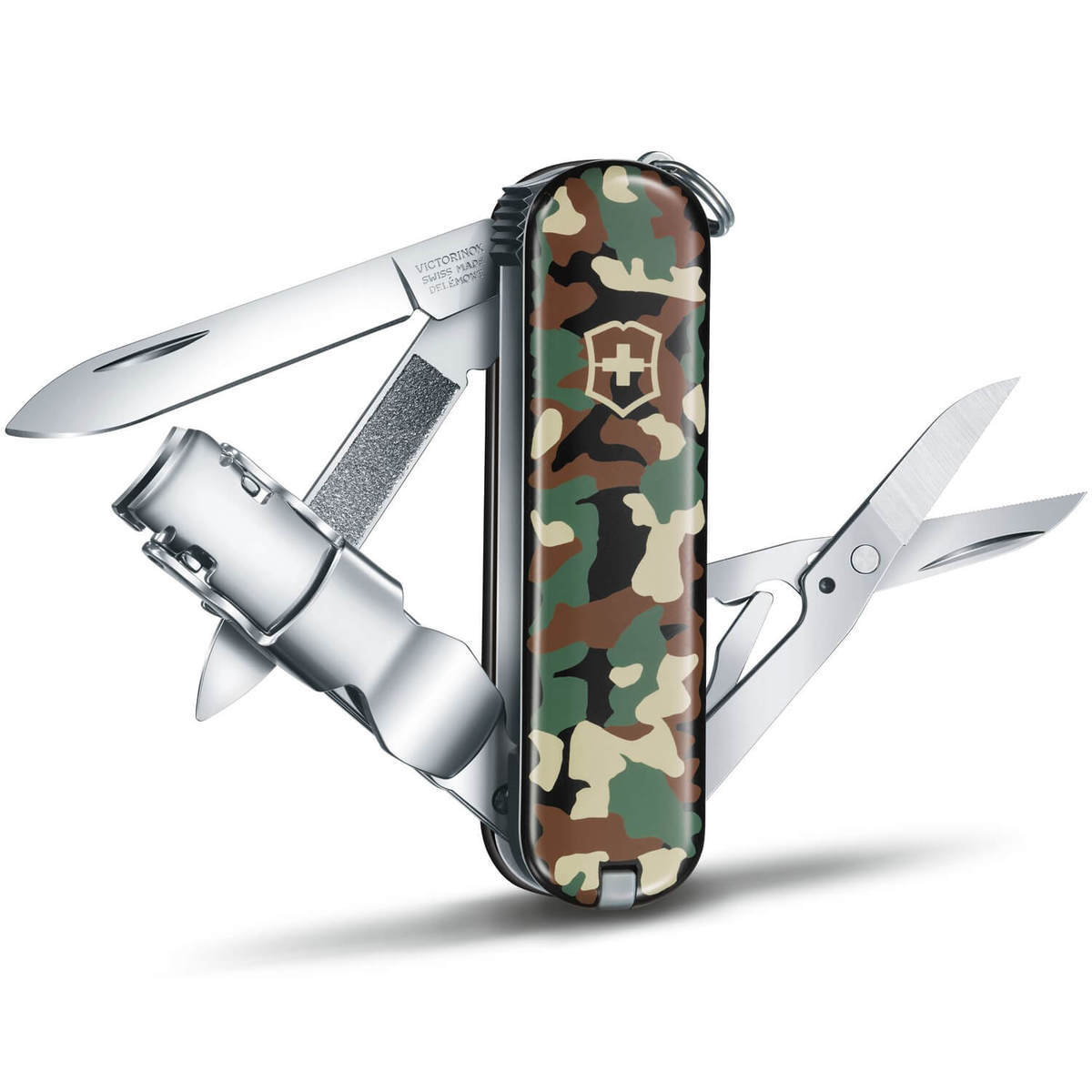 Victorinox Nail Clip 580 Pocket Knife - Camouflage - Camouflage Victorinox Nail Clip 580 Pocket Knife - Camouflage - Camouflage