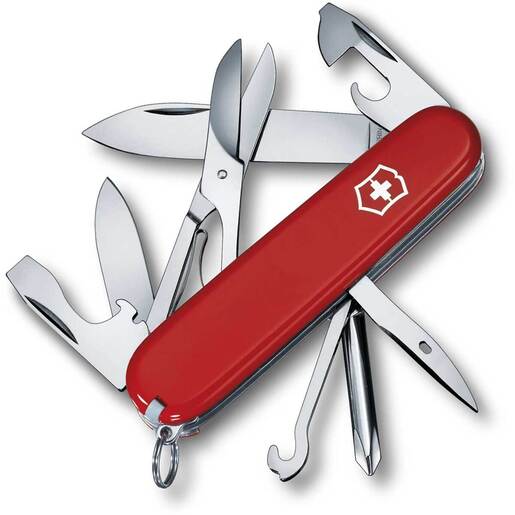 Victorinox Swiss Army Super Tinker Pocket Knife - Red