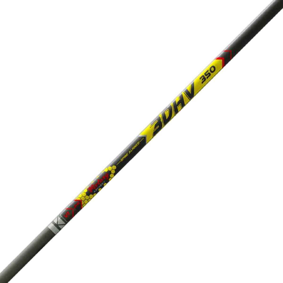 Victory 3DHV Elite 400 spine Carbon Arrows - 12 Pack - Black/Yellow Victory 3DHV Elite 400 spine Carbon Arrows - 12 Pack - Black/Yellow